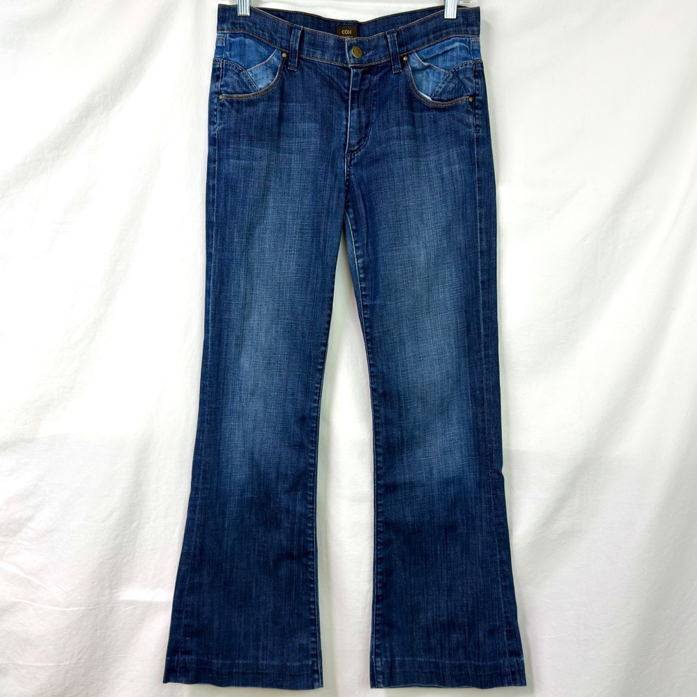 CITIZENS OF HUMANITY Hutton Stretch High Rise Wide Leg Jeans Women's 28x31 USA